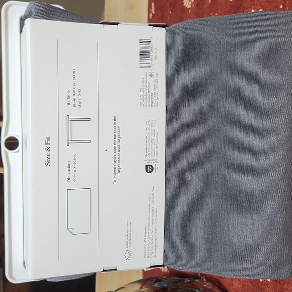 Threshold Rectangular Tablecloth - Picture 7 of 11